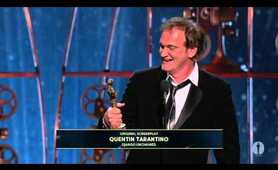Quentin Tarantino Wins Original Screenplay: 2013 Oscars